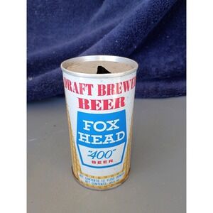 Fox Head "400" Pull Tab Steel Winconsin 1960-70